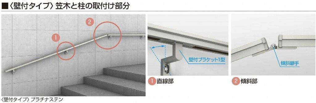 シンプルモダンポーチ壁付けタイプ